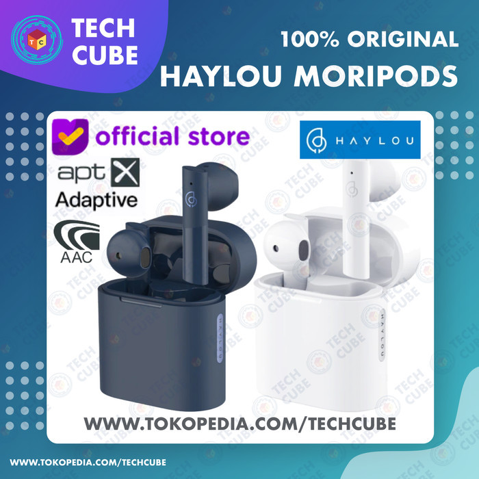 Haylou T33 Moripods TWS Wireless Eahone Headset Eauds Alt GT5 GT3 - Putih