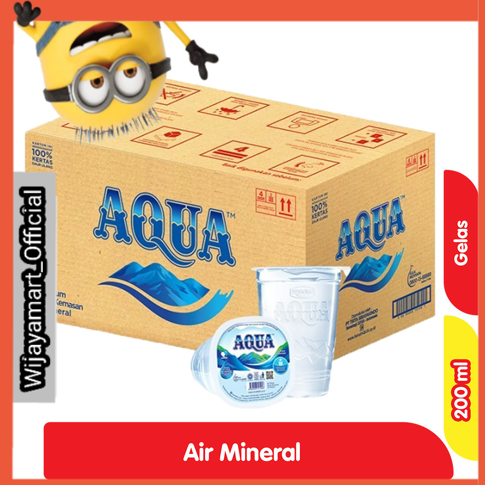 

Aqua Air Mineral Cup 48 x 200 ml - Karton