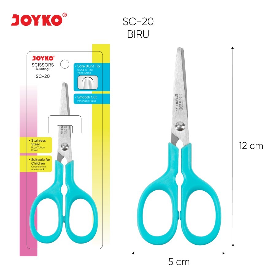 

Gunting Scissors Joyko SC-20 Gunting kecil Buat anak anak