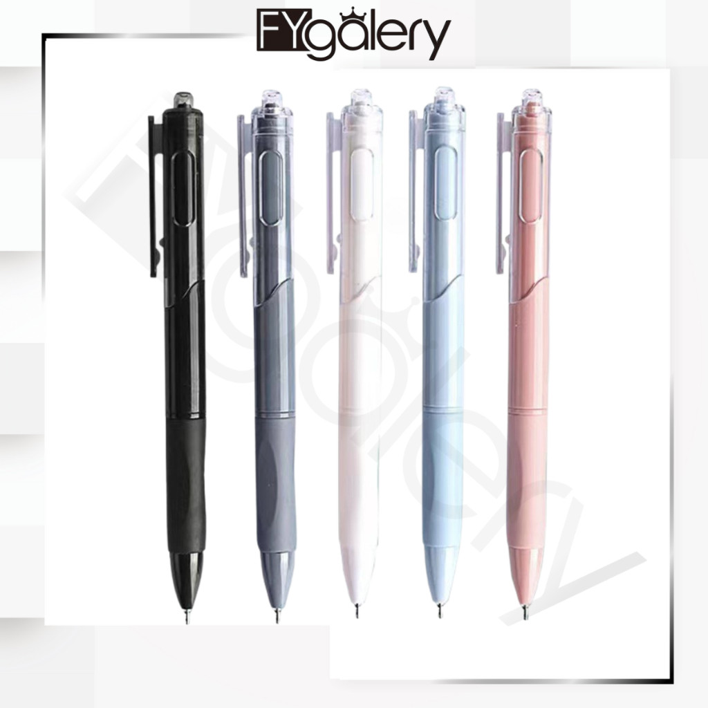 

FYGALERY PN03 Pulpen Gel Retractable 4 Warna 0.5mm Ink Water Base 1 PCS Panjang 145mm Y1832