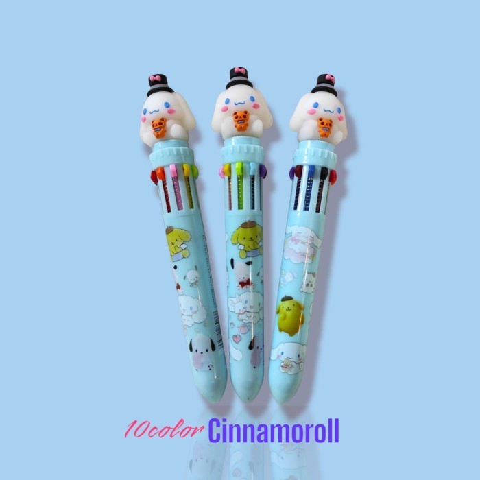 

ACEH.UMI J PULLPEN PULPENN WARNA WARNI KUROMI 10 COLOR FULL PEN PEN SANRIO
