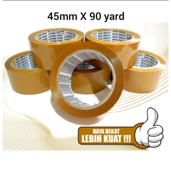 

LAKBAN COKLAT 45MM X 90 YARD