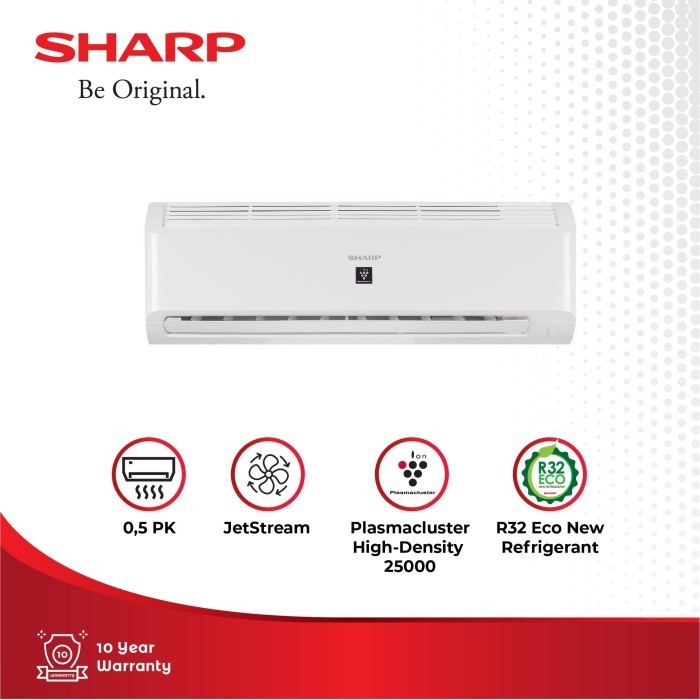 [CIREBON] SHARP AC 1/2 PK AH-AP5BMY  Plasmacluster Garuda  360 Watt Unit Only