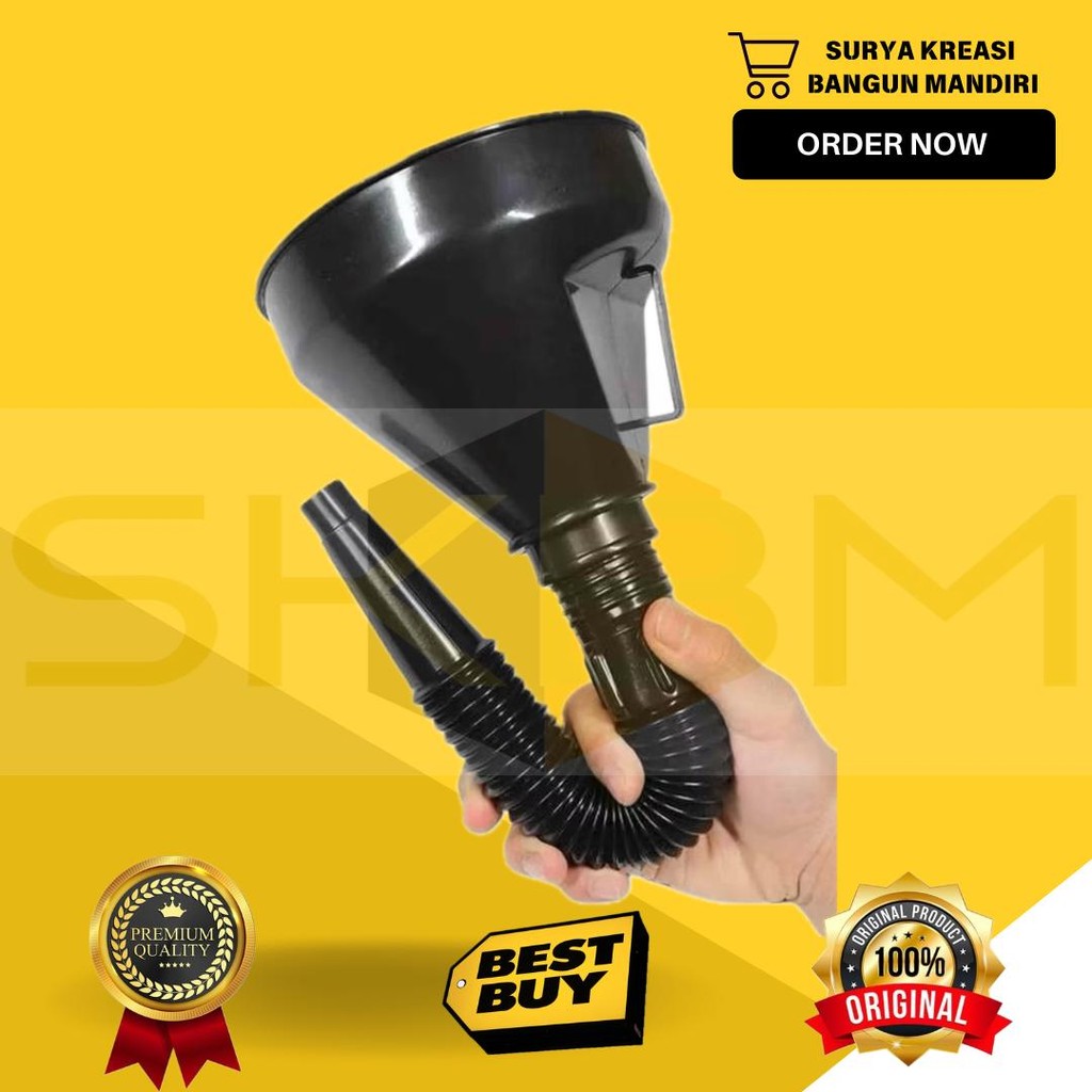 CORONG FLEKSIBEL - CORONG OTOMOTIF - CORONG MINYAK - CORONG BENSIN - CORONG OLI - LONG MOUTH FUNNEL