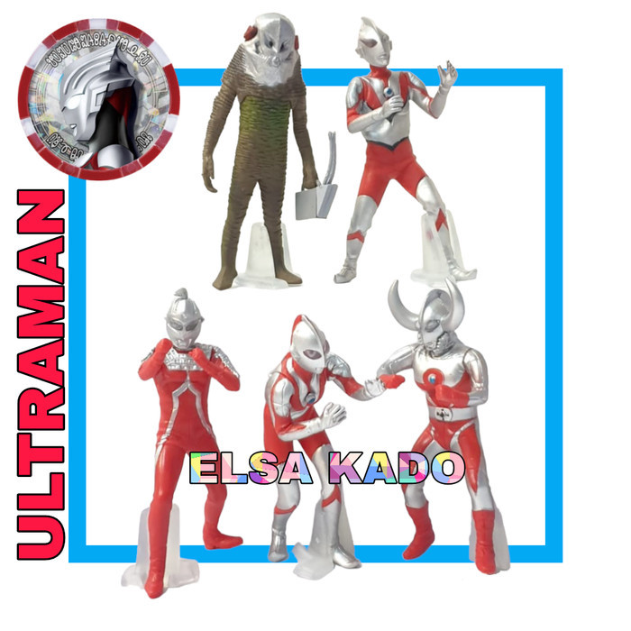 ✨HST.H✨ - TERLARIS mainan anak action figure ultraman monster set hiasan kue topper cake - Set 4