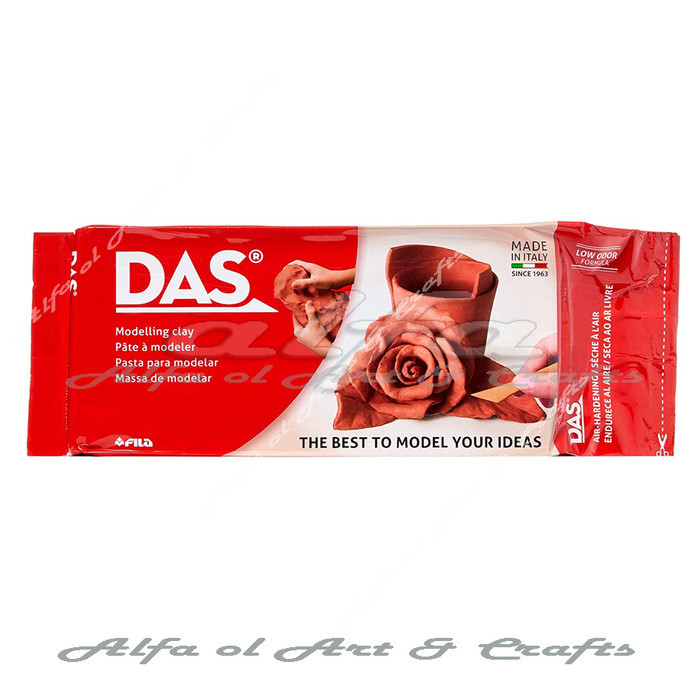 TERLARIS DAS Tanah Liat 500 gram - Paper Clay 500gr - Coklat 500gr