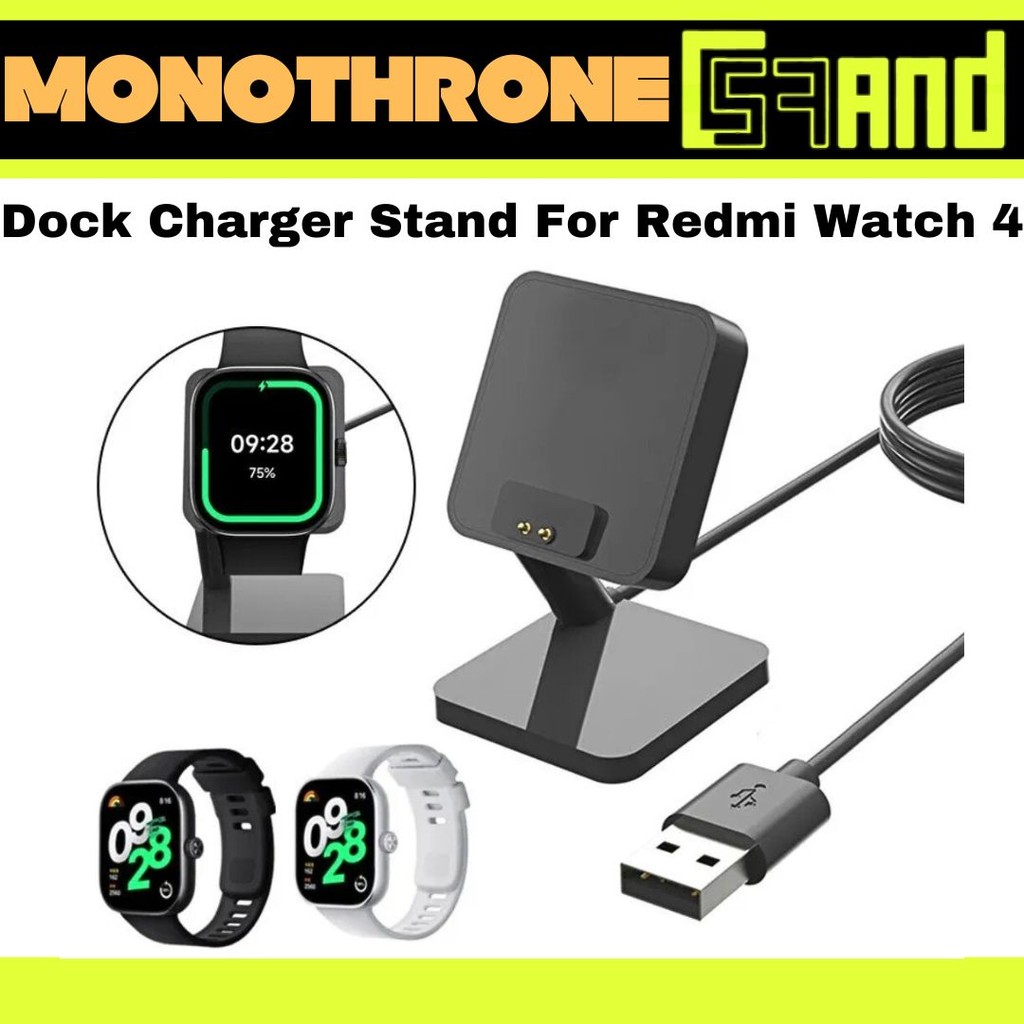 Kabel Dock Charger Stand Redmi Watch 4 Charger Kabel Redmi Watch 4 Tempat Charger