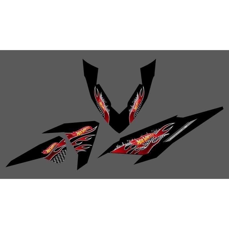 Stiker Vario List Motif Vietnam  | Striping Polet Vario led 125/150 Tahun 2014/2015/2016/2017 Hot wh