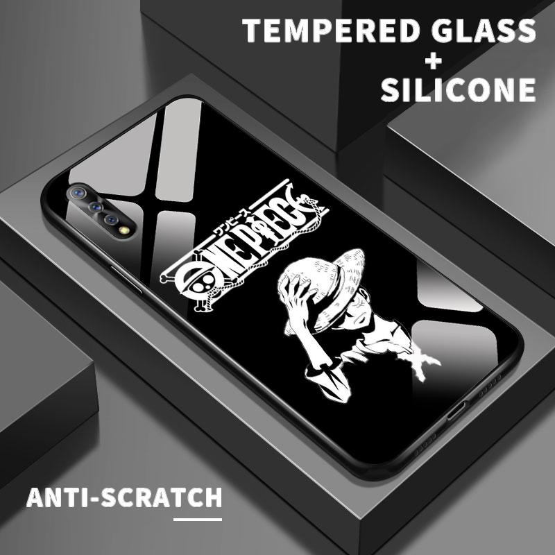 Kaca Glass Case For Vivo S1 S1 Pro S1 Prime S10e S12 S16 S16 Pro S16e S17 Pro S17 S17t S18 Pro Silik