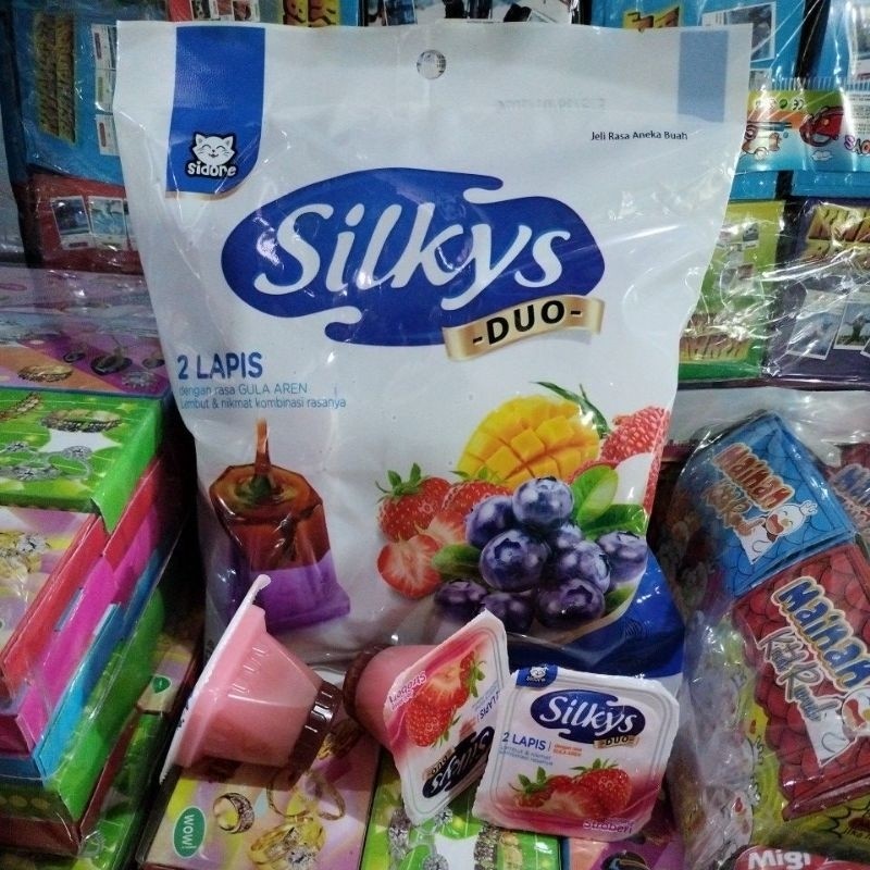

Silkys Jeli Rasa Aneka Buah'an 1 bungkus 10 pcs