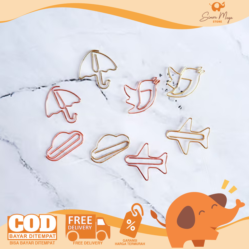 

Watching The Sky Deco paper Clip 16Pc / Klip Penjepit Kertas Lucu Unik