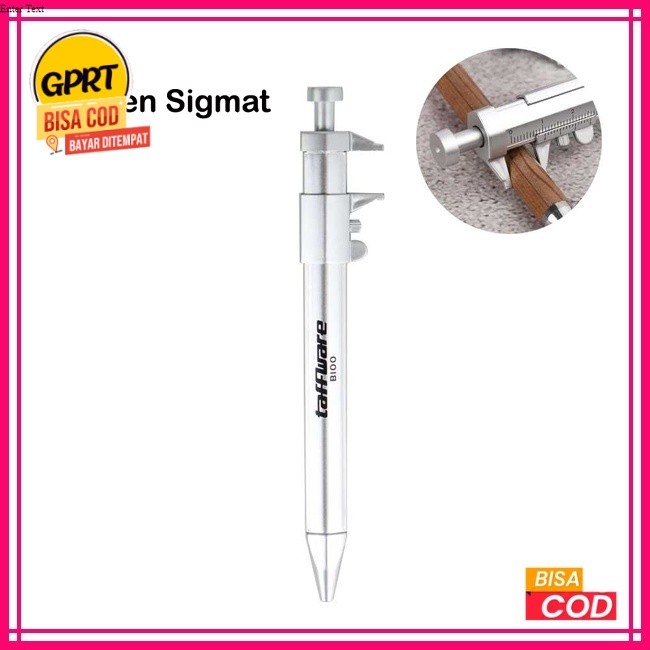 

⭐️GPRT⭐️ Taffware Pulpen Sigmat Ballpoint Caliber Measuring Tool Scale Ruler