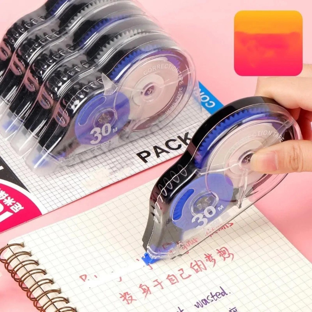 

30M Roller Big Capacity White Out Correction Tape Student Error Tape Pen Back Corrector School Office Supplies Stationery