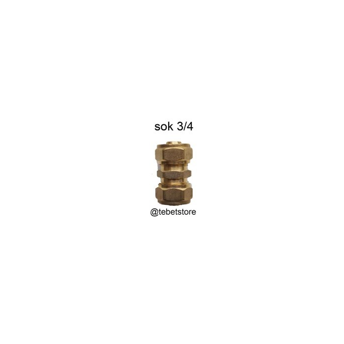 SAMBUNGAN SELANG AIR PANAS : SOK 3/4 INCH MERK RIFENG