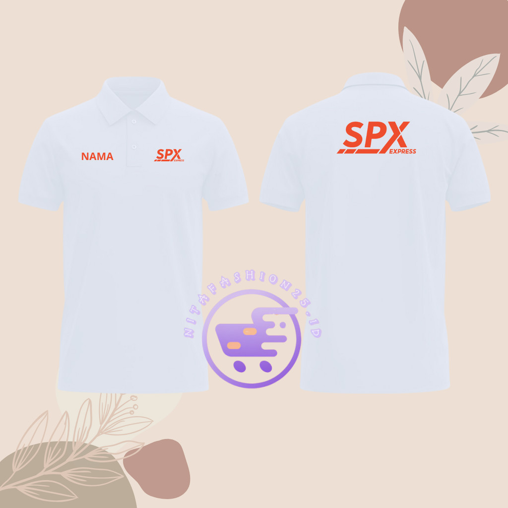 Baju Polo Unisex Lengan Pendek Pria dan Wanita Desain SPX EXPRESS Terbaru Polotshirt Seragam Kerja D