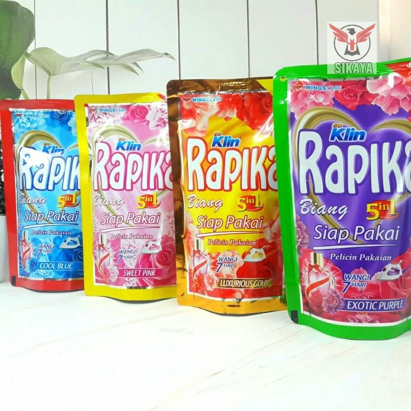

RAPIKA Biang 5 In1 Pouch 250ml Pelicin Pakaian