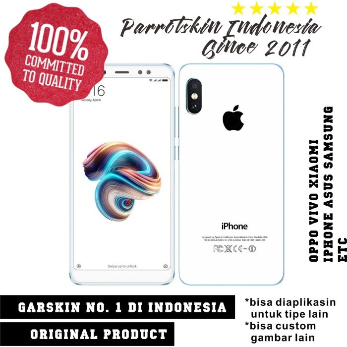 

Garskin Skin Xiaomi MI A2 MI A2 Lite redmi 6x 6pro Iphone x Style coat