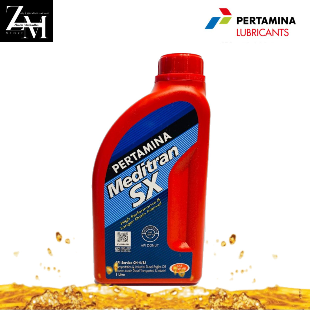 OLI MEDITRAN SX 15W-40 1 LITER ASLI PERTAMINA TERMURAH