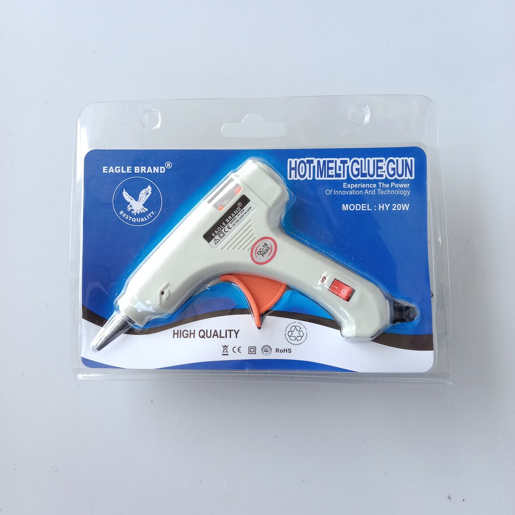 

[] EAGLE Hot Melt Glue Gun Lem Tembak 20 Watt