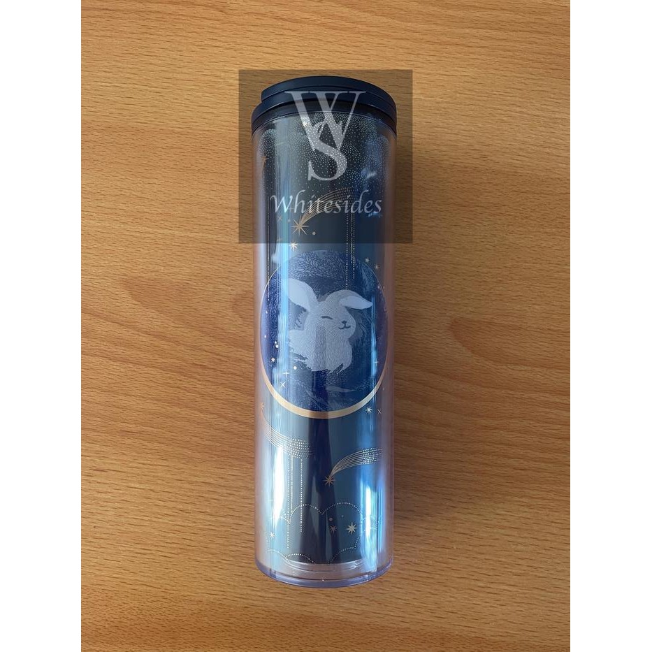 [Promo] Starbucks X KREABY Original 1L Liter Plastic Reusable Bottle Tumbler - Tumbler Bunny