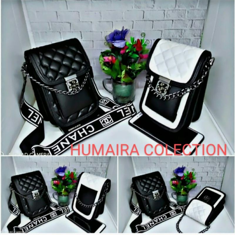 Hokichan (Bayar Di Tempat)Tas Wanita HP HUMA //SLEMPANG Bordir Terbaru KEKINIAN//