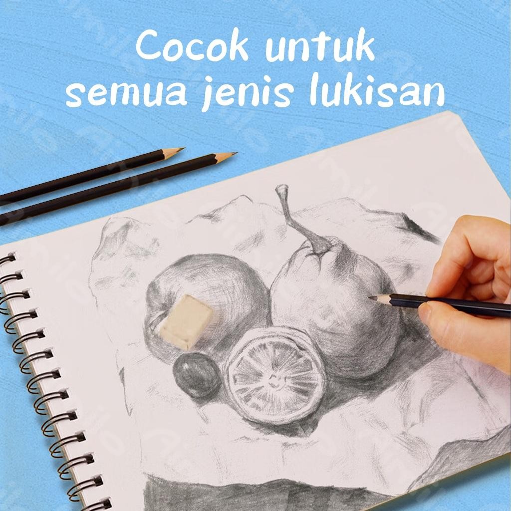 

*AC* SKETCHBOOK A4 AESTHETIC/ BUKU GAMBAR VERTIKAL 45 LEMBAR /90 HALAMAN