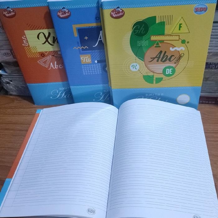 

TERLARIS! Buku Tulis GARIS TIGA / Buku HALUS / Buku ANGGUN SIDU 10 Buku - 5 BUKU TULIS HALUS