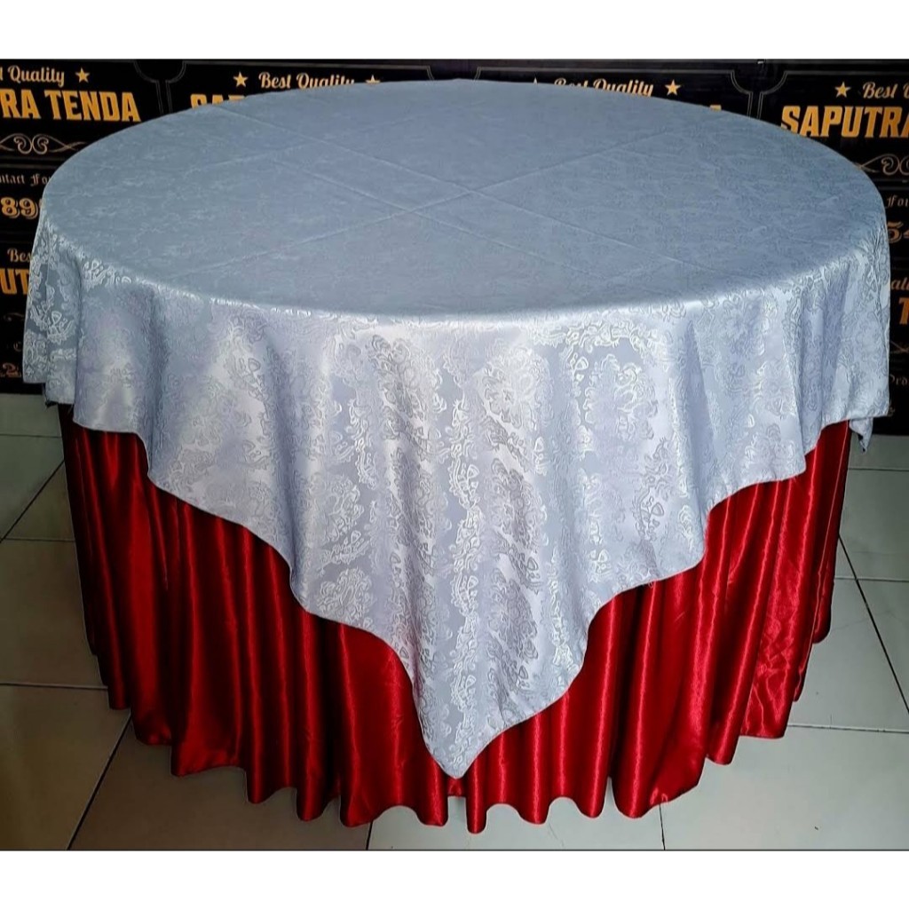 Runner table, Runner persegi bahan gorden, Runner meja bahan gorden, Runner meja | hiasan atasan mej