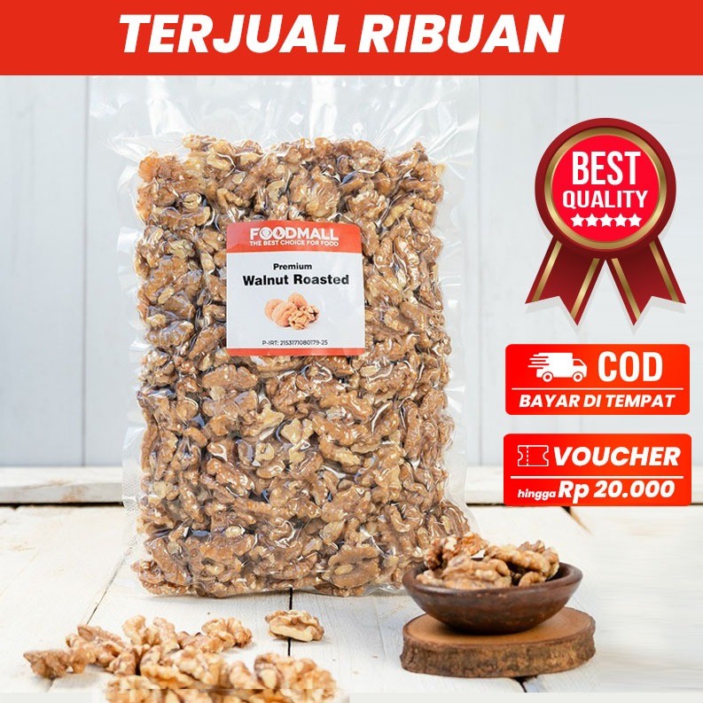 

Walnut Roasted 1 KG / Kacang Walnut Panggang