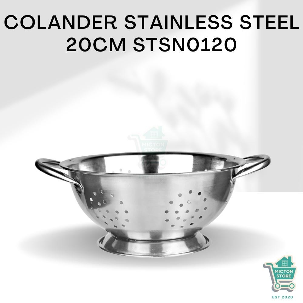 LUXTON Sangku Nasi Stainless Steel 20 cm STSN0120 Wadah Nasi Stainless Mangkuk Nasi Anti Karat Tempa