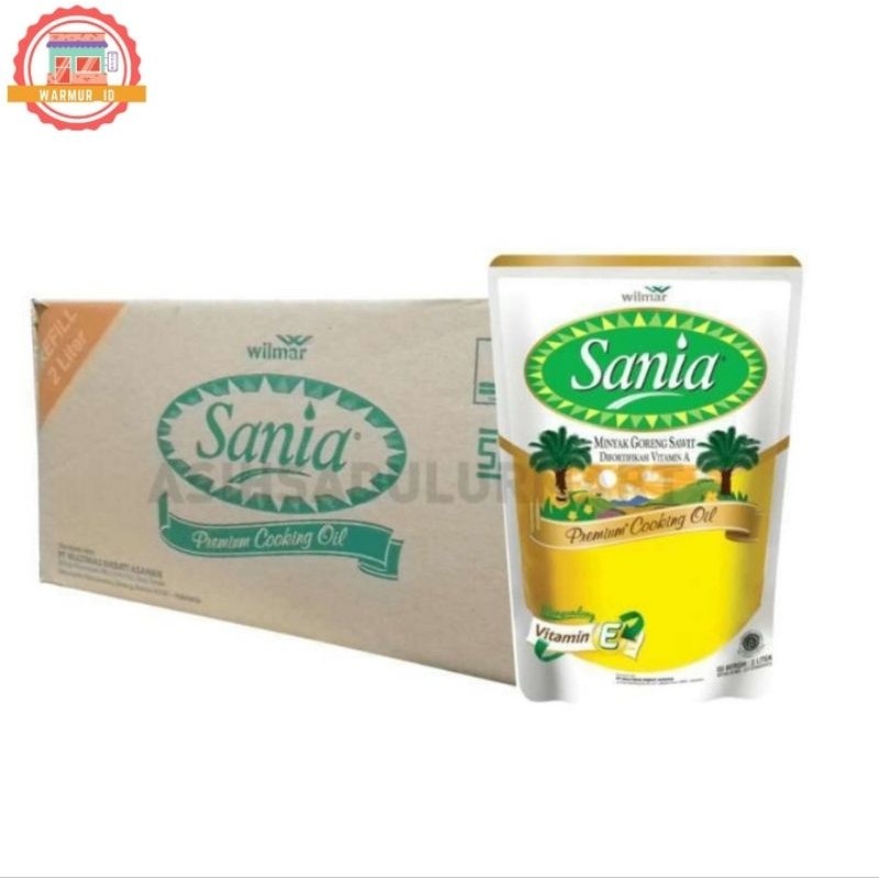 

Sania Minyak Goreng 2 Liter isi 6 pcs