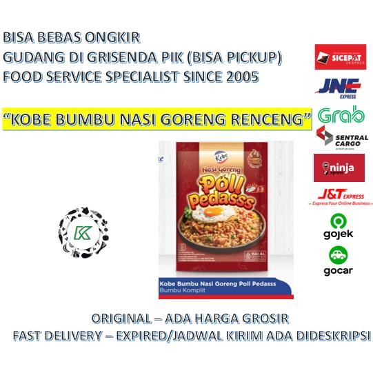 

NEW-[Mall] Terlaris KOBE Bumbu Nasi Goreng POLL Pedas per renceng isi 12 Sachet 20 gram