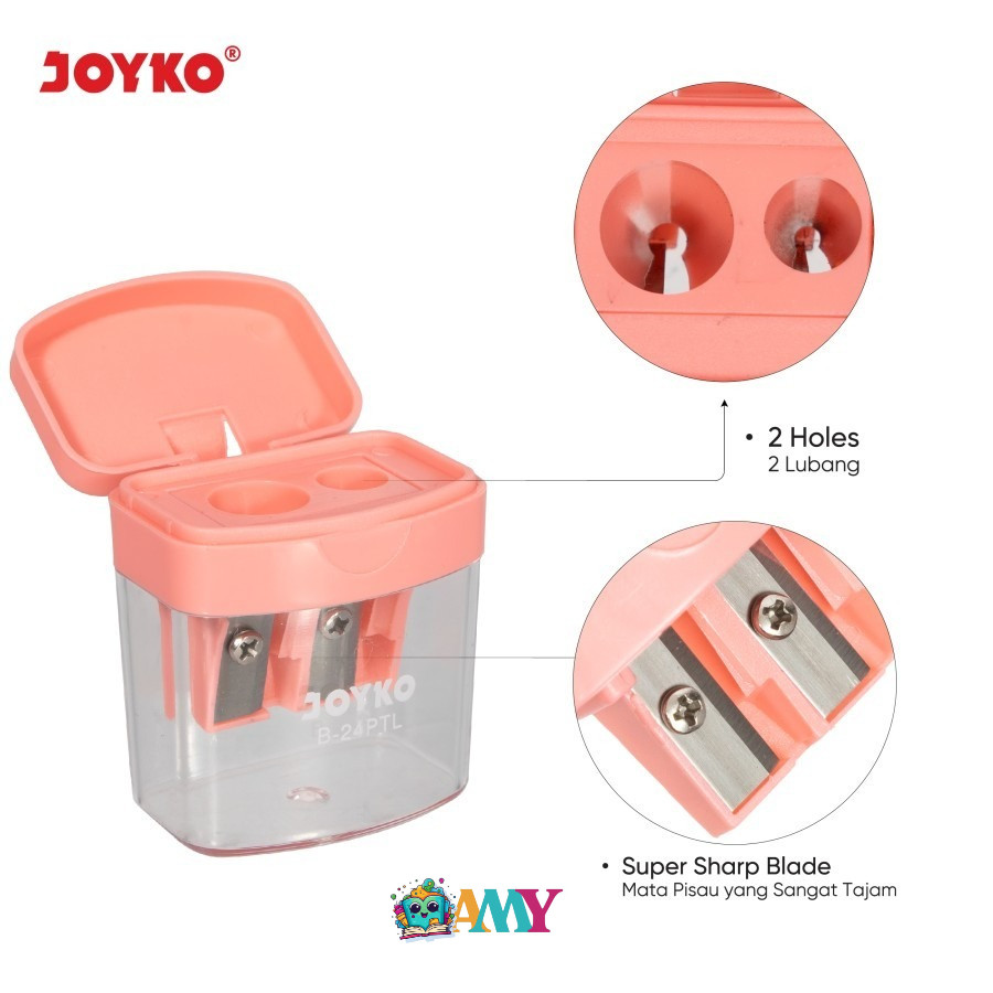

(1BIJI) JOYKO SHARPENER 24PTL AMY STASIONARY