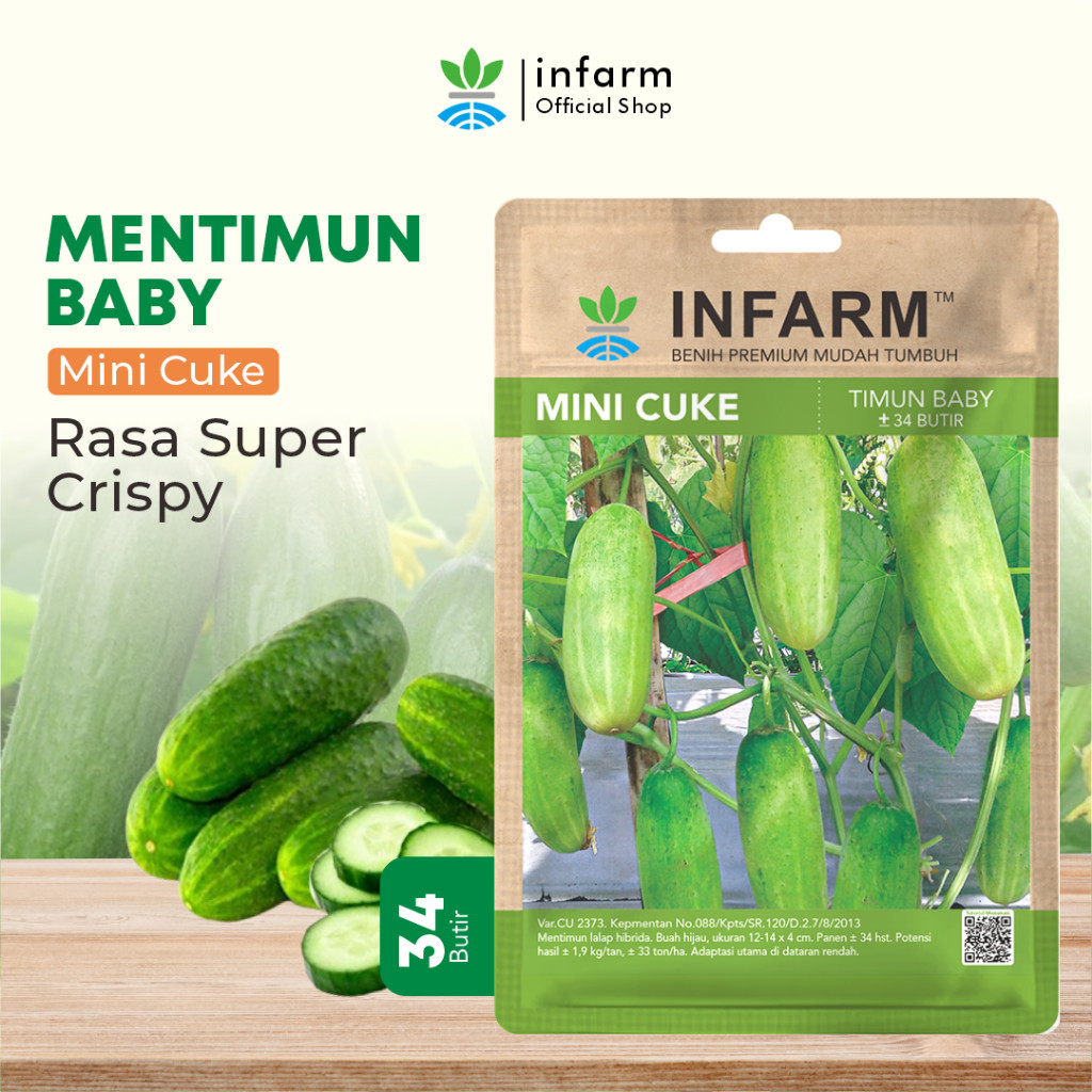 INFARM - Benih Bibit Biji Super Timun Baby Mini