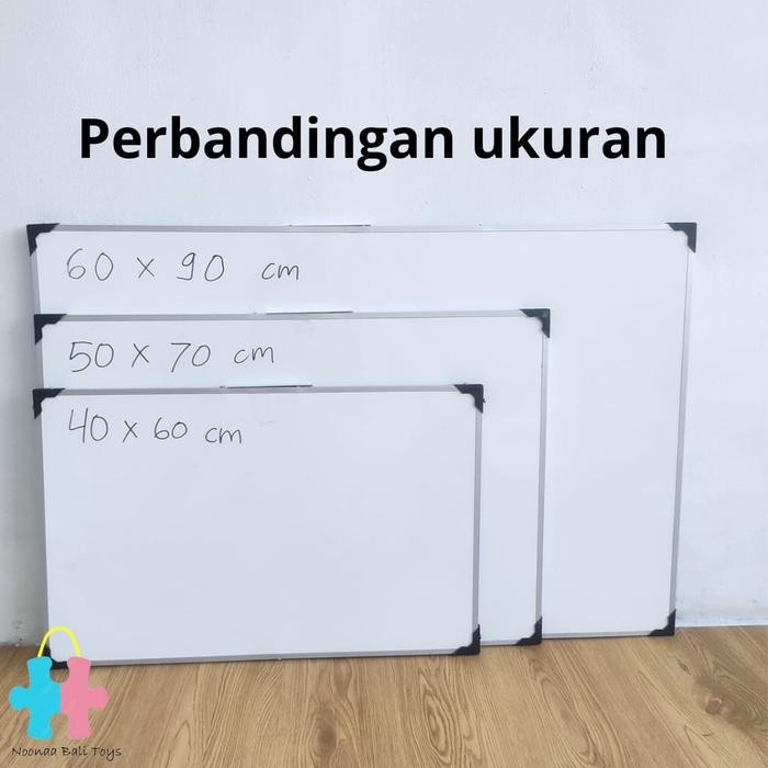 

Papan Whitebiard 2in1 Papan Tulis Anak - 40X60