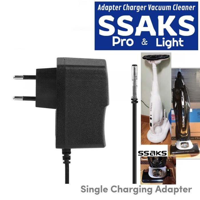 READY!! Adapter Charger SSAKS Pro Light Vacuum Cleaner Adaptor AV 901LB 802RCK