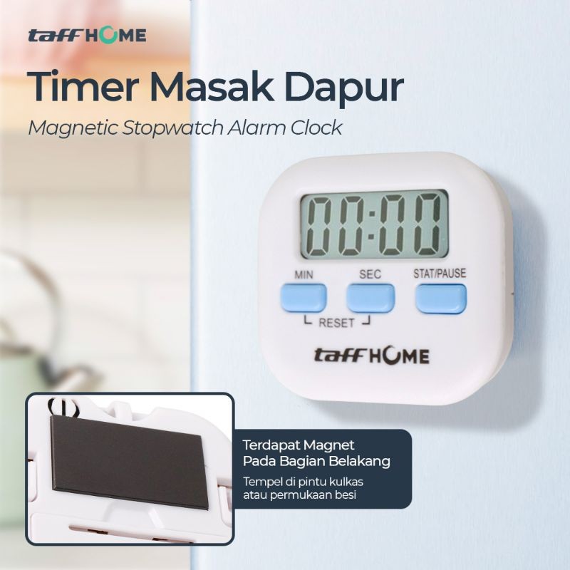 

Timer Masak Dapur Magnetic Stopwatch Kitchen Timer