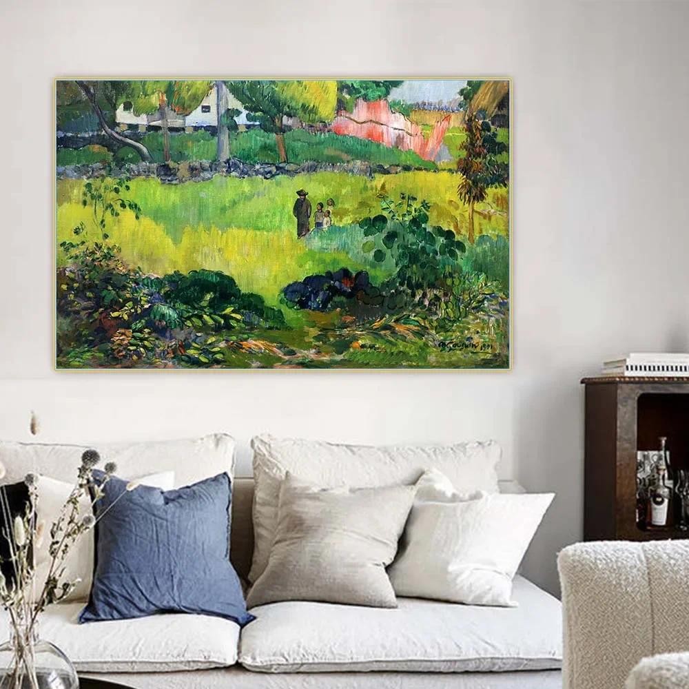 

Paul Gauguin " Landscape,1901 " Canvas Oil Painting Aesthetics Artwork Picture Print Poster Wall Backdrop Decor Home Decoration