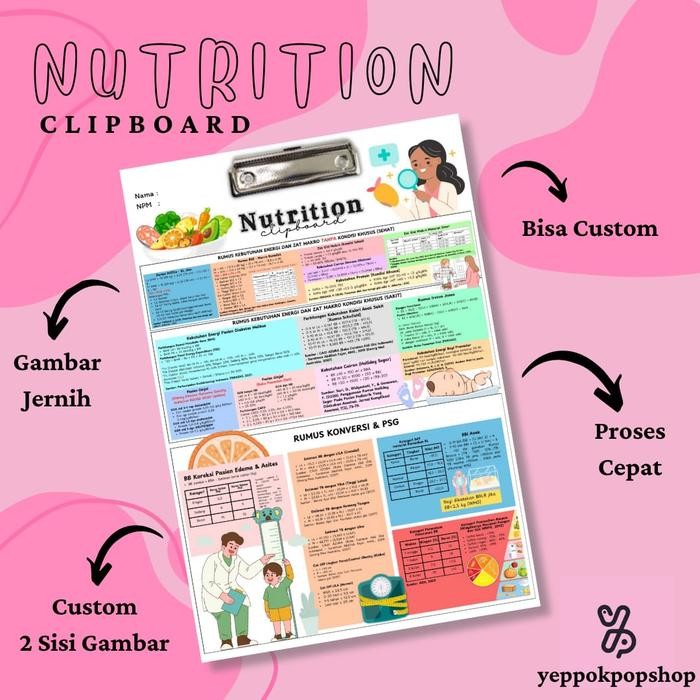 

PAPAN UJIAN ALAS JALAN DADA CLIP BOARD NUTRITION MAHASISWA JURUSAN GIZI REVISI VERSI NEW ERA TERBARU - 1 Sisi 2706