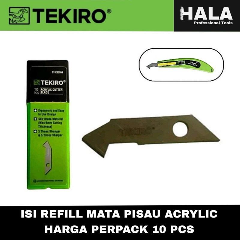 

TEKIRO - ISI MATA REFILL CUTTER ACRYLIC / AKRILIK - HARGA PERPACK 10 PCS - 100% ORIGINALHALA2