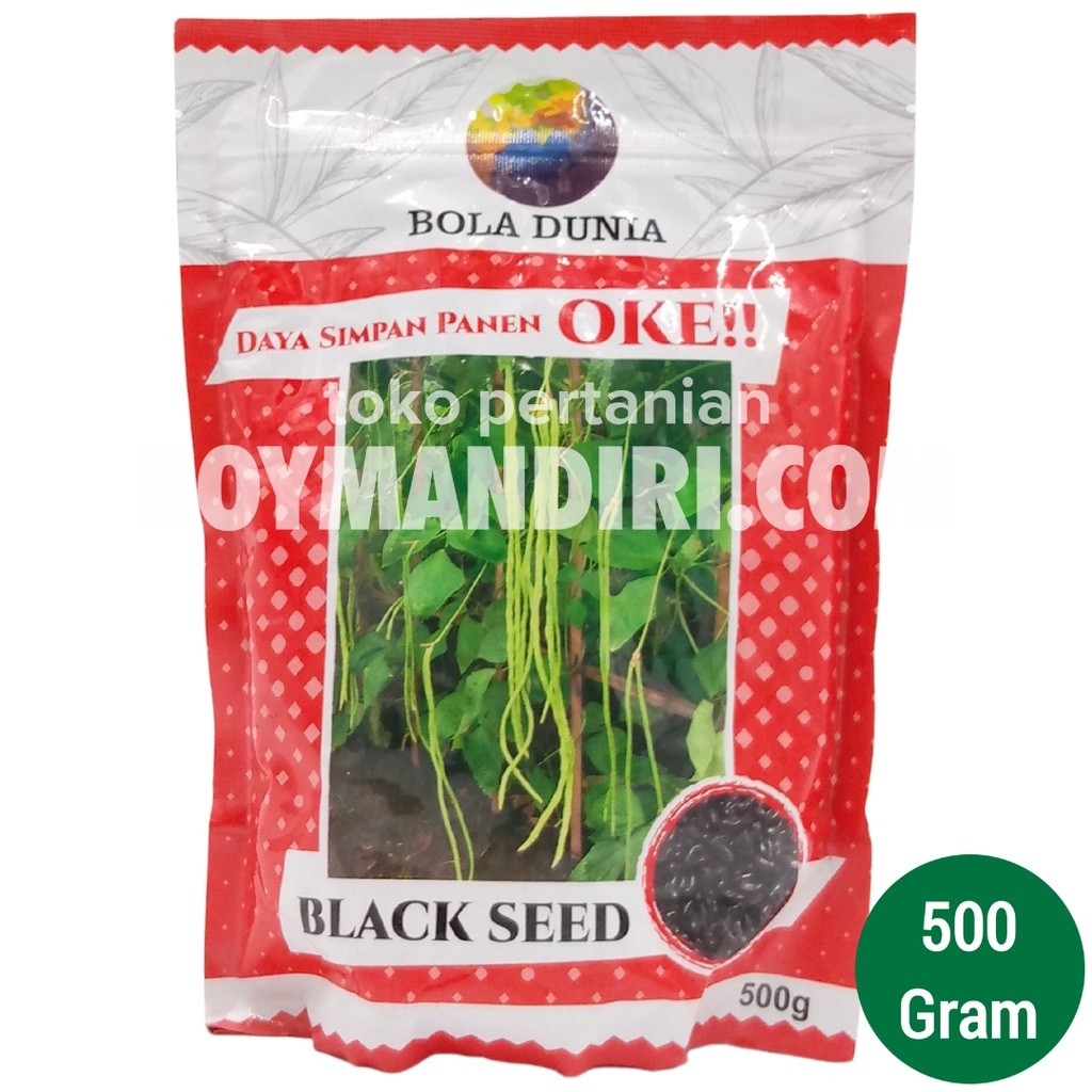 Benih Kacang Panjang Bola Dunia Black Seed @500 gram