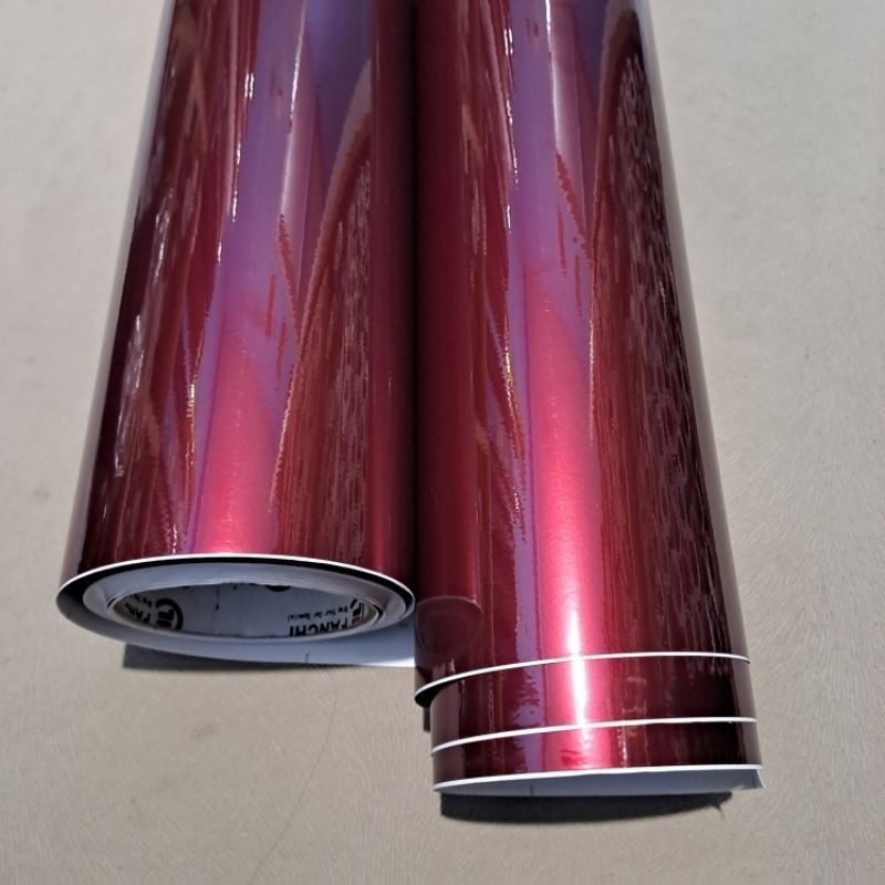 Skotlet Merah Tua Metalik Stiker Scotlet Dark red Candy Metalic Scotlite Merah Doff Untuk Variasi Li