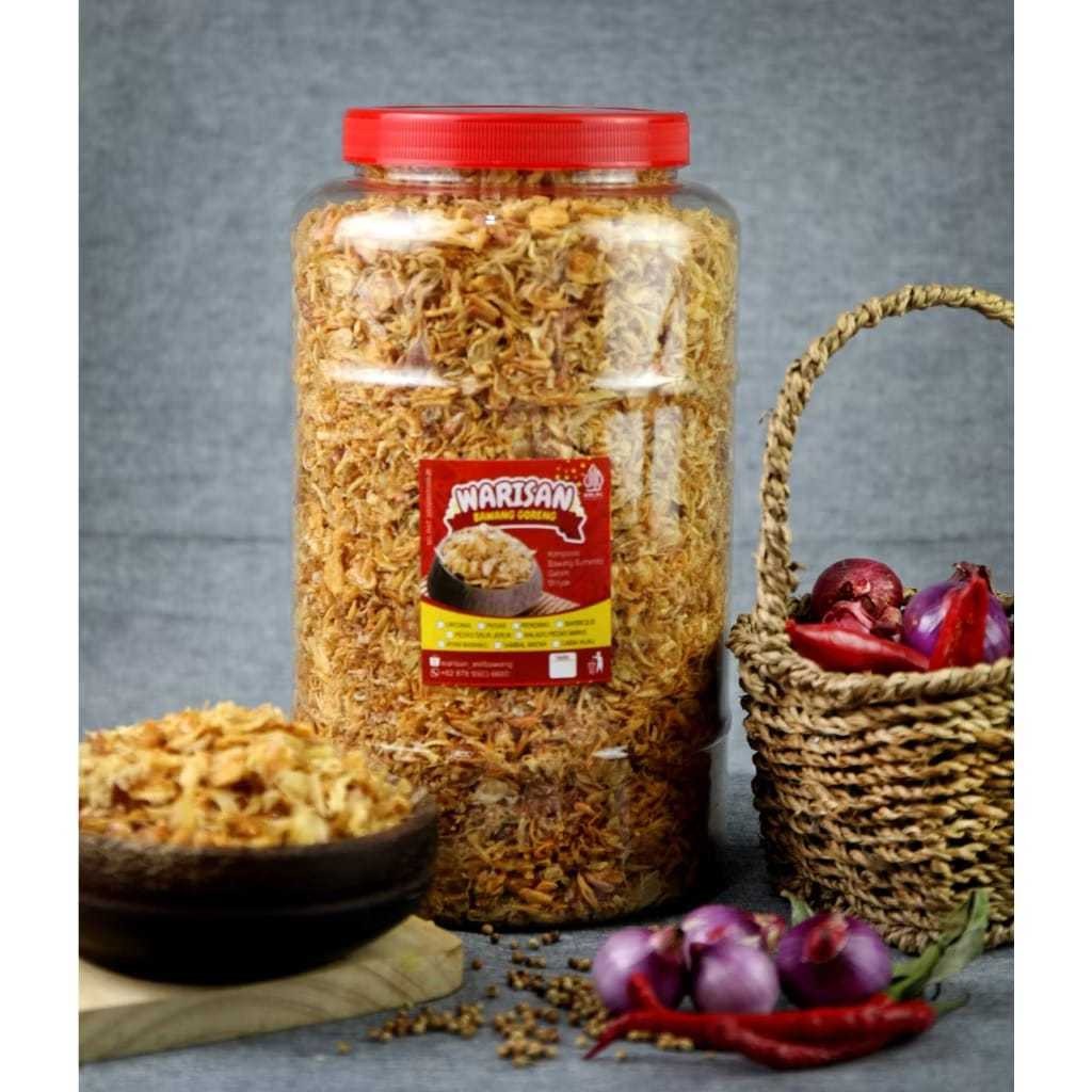 

Bawang Goreng Asli Tanpa Campuran Kemasan 1kg