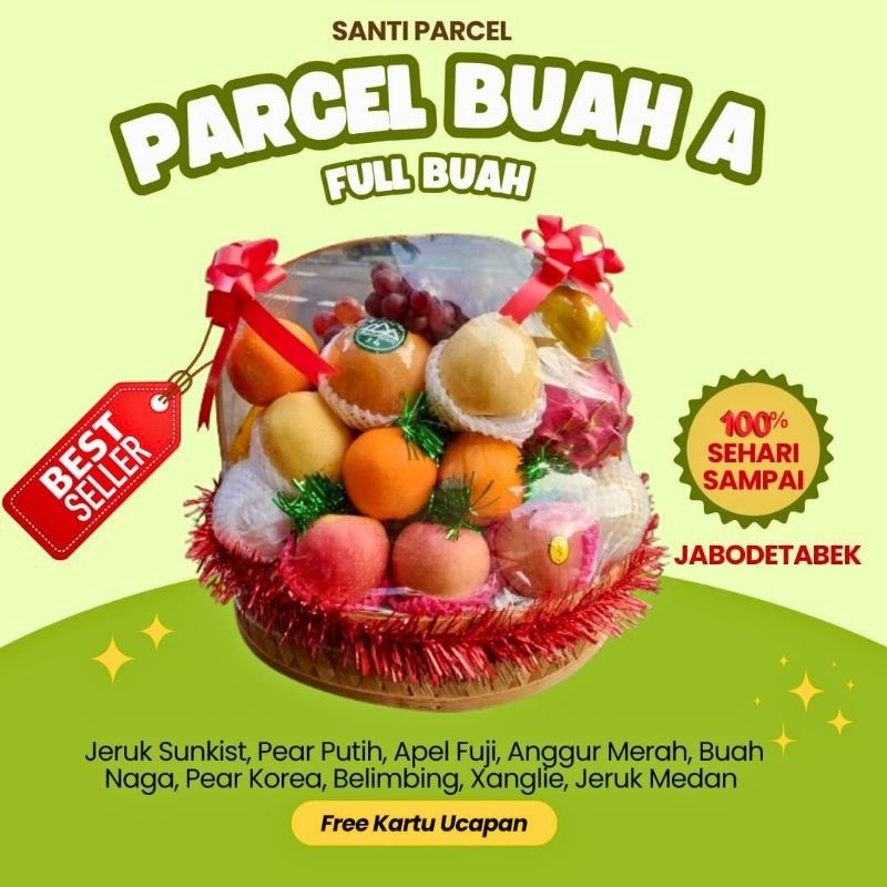

hampers/parcel buah exotis cocok untuk nikahan, lebaran, orang sakit TIPE A