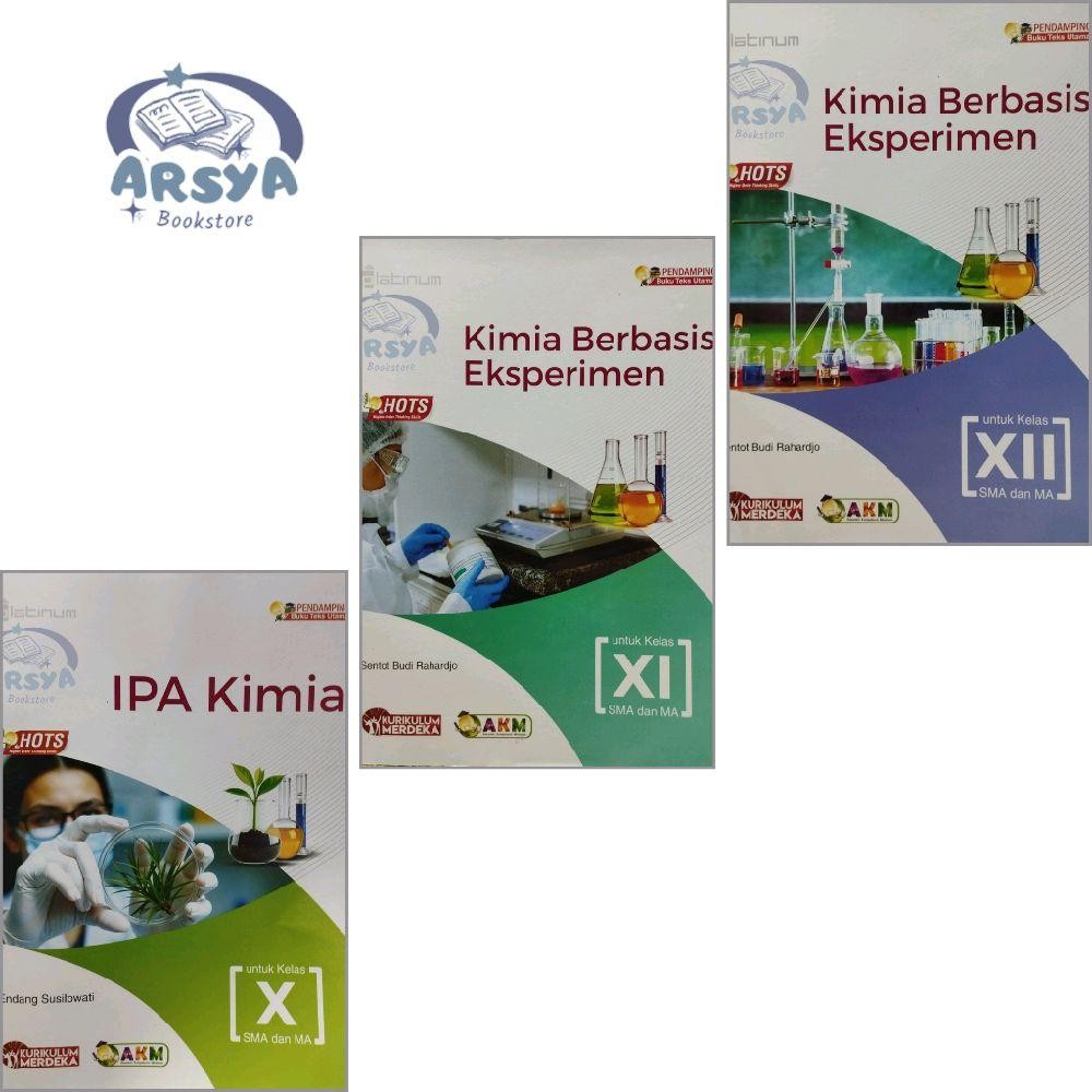 Buku IPA KIMIA SMA MA Kelas 10 11 12 X XI XII || Kurikulum Merdeka Terbaru || Platinum Tiga Serangka