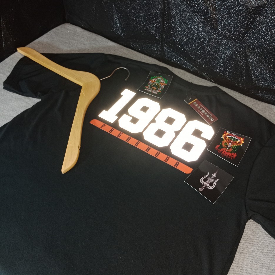 Kaos PN Pagar Nusa Menyala Reflektif Terbaru 1986 Gasmi 1986 Pencak Dor Fighter