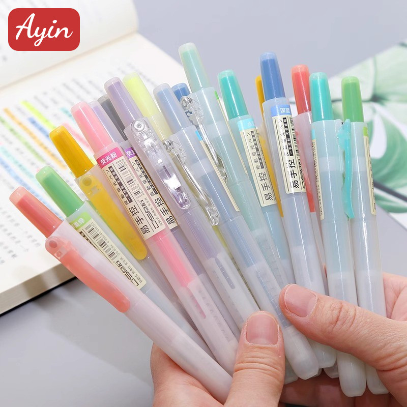 

Highlighter Fancy Highlight Warna Pastel Highlighter Highlighter Stabilo Warna Warni Pastel Spidol Highlighter Pen