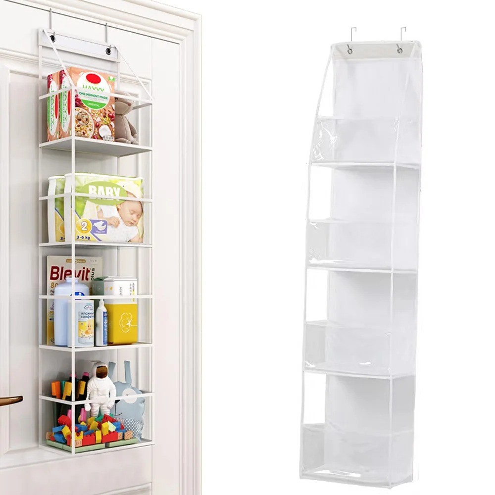 

Multi-functional Fabric Hanging Bag for Behind the Door Multi-layer Storage Hanging Bag Miscellaneous Organizer Storage Hanging