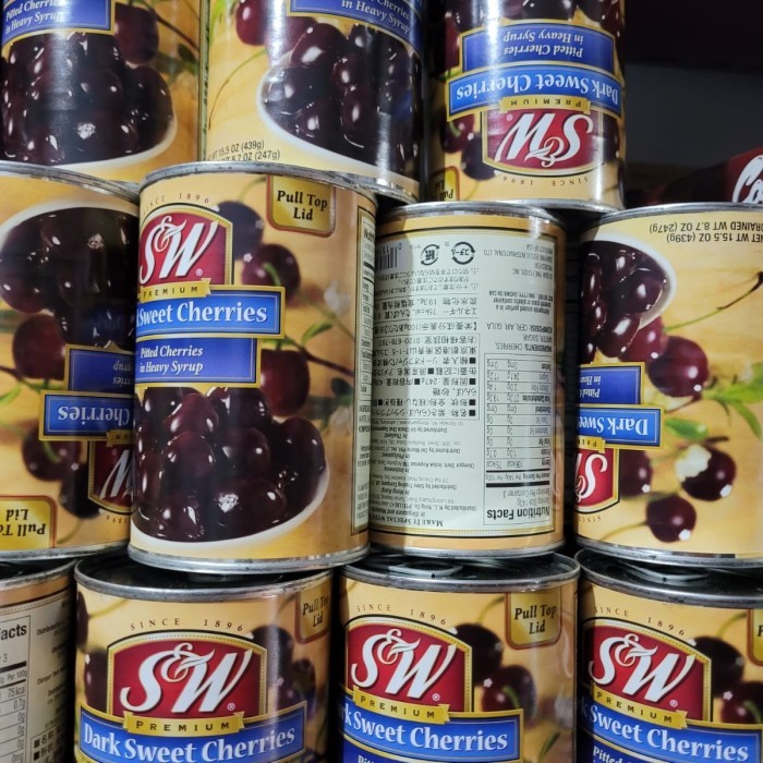 

[Best Seller] royal dark cherry 425gram /royal willamette pitted dark sweet cherries - sw
