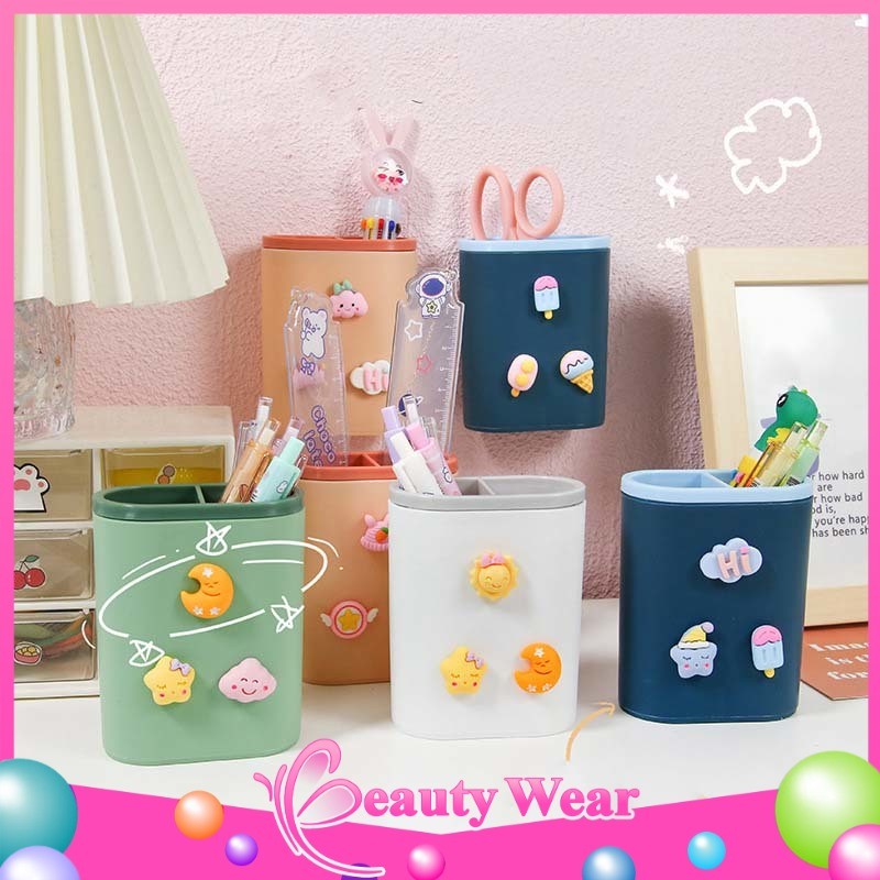 

Tempat Pensil Dan Pulpen Karakter DIY Desktop Multifungsi Pen Holder